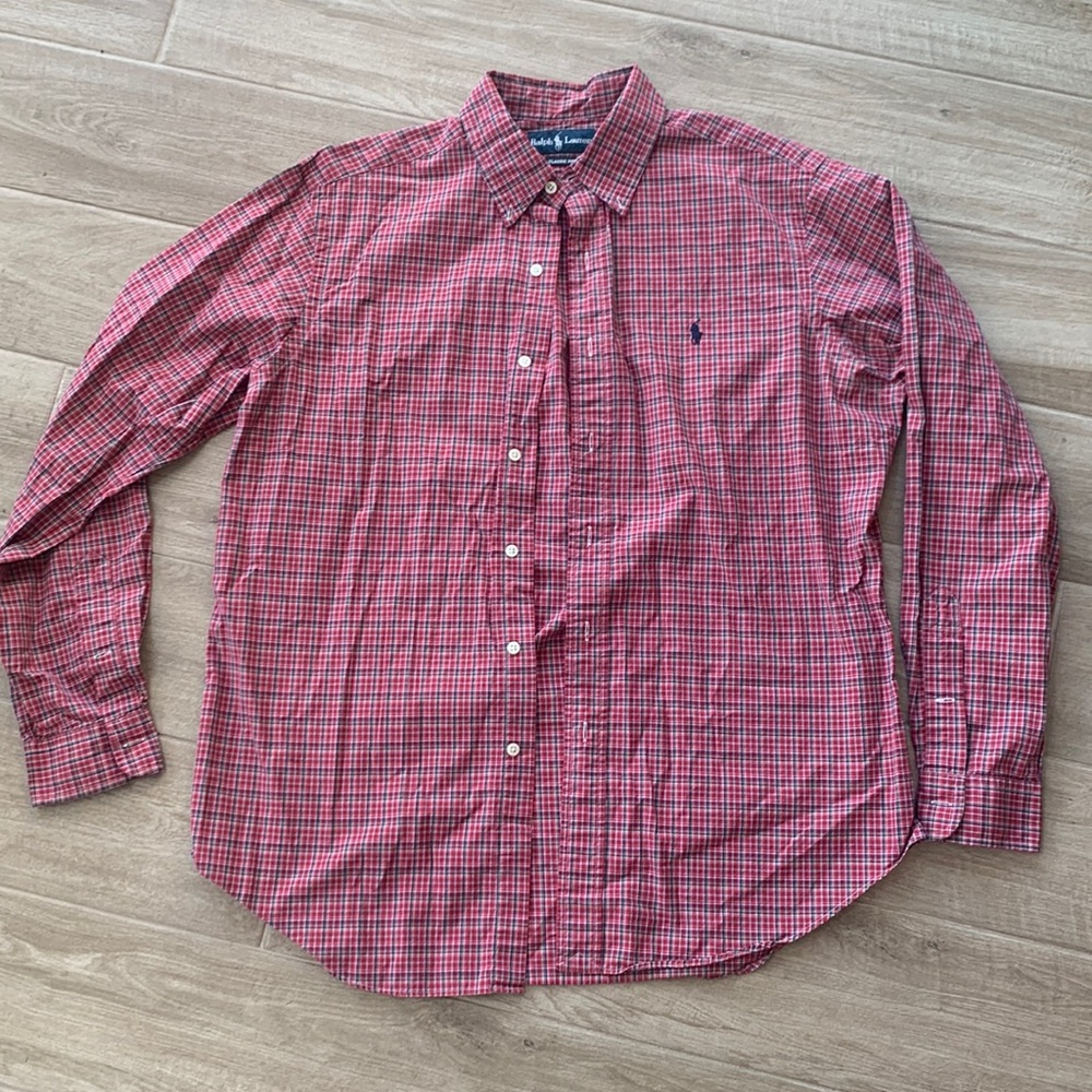 Ralph Lauren classic fit men’s large Oxford shirt